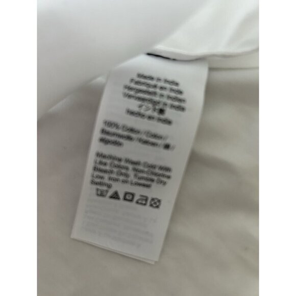 Madewell $88 Poplin Utility-Pocket Button-Up Shirt, White Size 4 NU471 - Picture 14 of 15